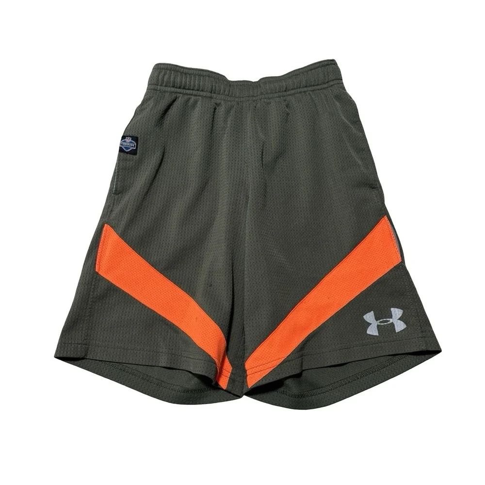 Under Armour Little Boys Athletic Loose Fit Shorts NFL Combine‎ Edition Sz YXS